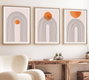Wallity Pintura Decorativa en MDF con Marco (3 Piezas) 50 x 70 cm